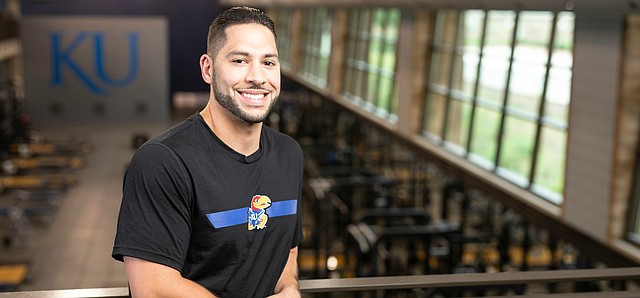 University of Kansas men's basketball director of sport performance Ramsey Nijem is pictured on Thursday, Sept. 12, 2019 at the Anderson Strength and Conditioning Center.