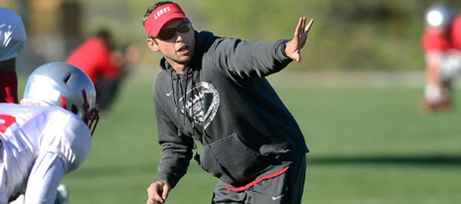 A former defensive coordinator and safeties coach at New Mexico, Jordan Peterson was hired by Les Miles to become the Kansas football team's safeties coach, KU announced.