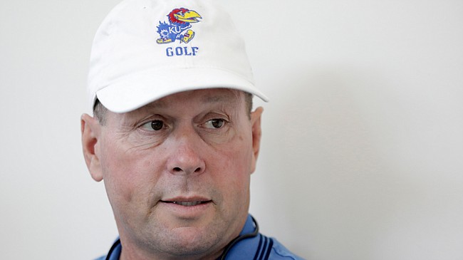 Head Kansas golf coach Jamie Bermel is pictured. 
