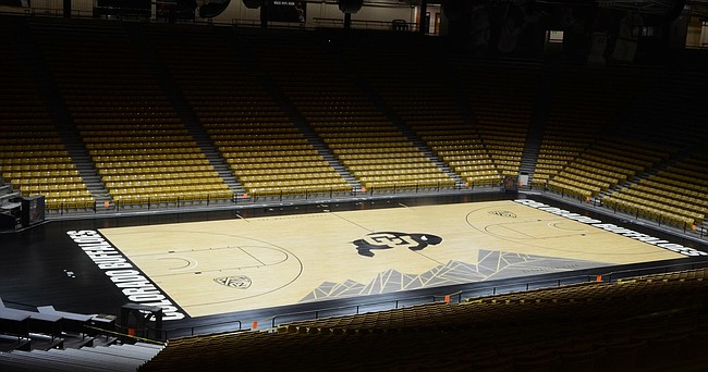 The 7th-ranked Kansas men's basketball team's road game at Colorado on Tuesday, Dec. 21, 2021, was canceled roughly two hours before tipoff following multiple positive COVID-19 tests surfacing within the CU program. 