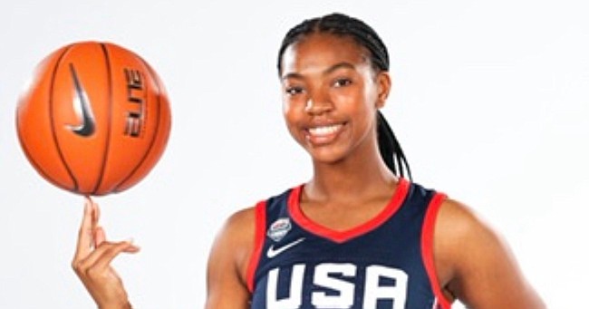 Class of 2023 five-star recruit S'Mya Nichols will make an official visit to Kansas Sept. 23 and 24, 2022. 