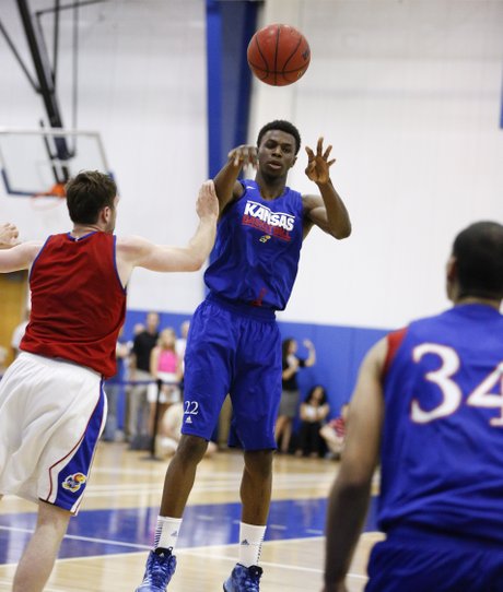 Kansas basketball scrimmage / LJWorld.com