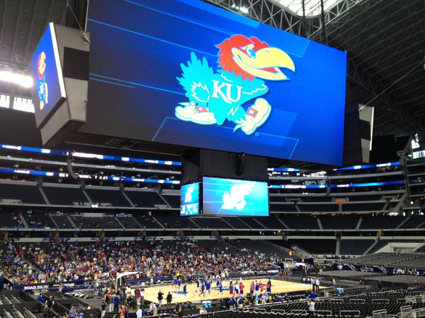 A lot of things have to go right for the Jayhawks to reach the Final Four at Jerry World (shown above when KU played there in last year's Sweet 16). 