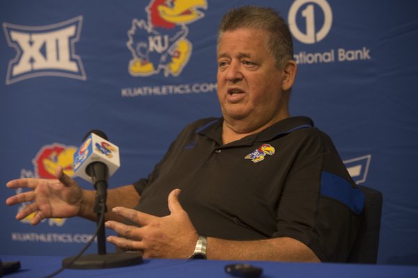 KU Football coach Charlie Weis held his 2014 presser on Thursday August 7, 2014, giving the media his thoughts on this year's team.