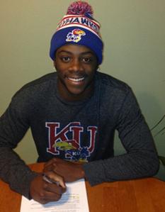 Defensive Back L.B. Bates, of Trinity Valley C.C., signed his official letter of intent with Kansas football early this morning. 