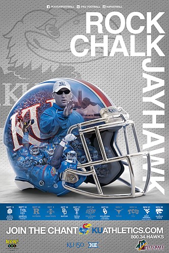 The official 2015 Kansas Football poster. 