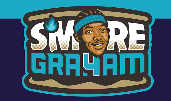 An image from Charlotte's SmoreGraham campaign for Devonte' Graham. 